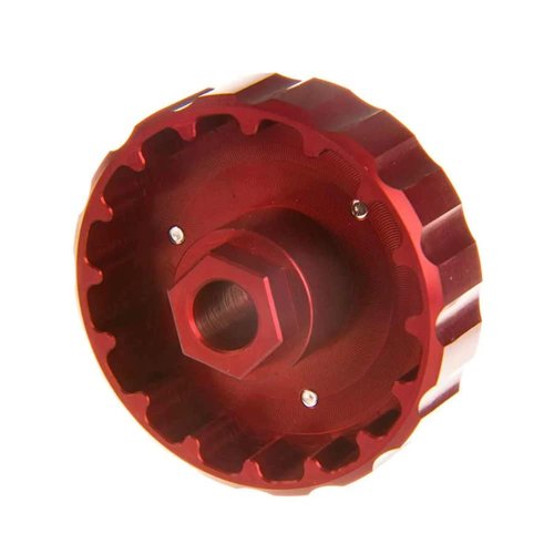 Wolf Tooth Components Bottom Bracket Tool Red, 16 Notch 44Mm
