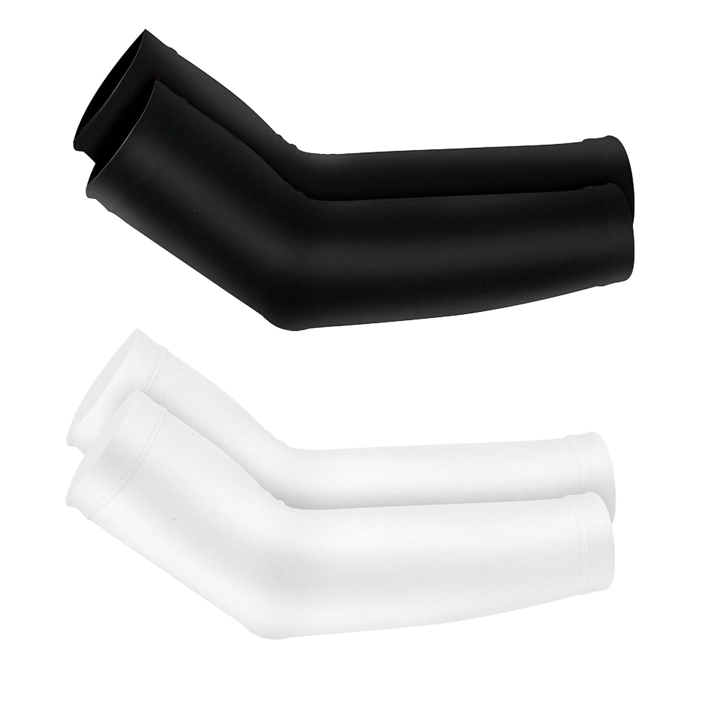 Luwint Teens Adult UV Sun Protection Arm Sleeves, Sun Blocking Ice Cooling Cover for Sport Basketball Football (2 Pairs, Youth/Adult(Average))