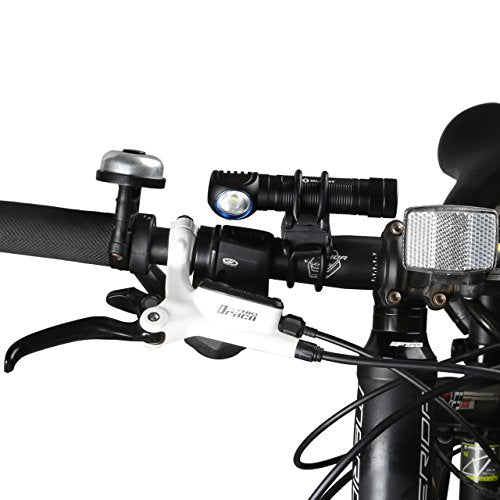 Universal Flashlight Bike Mount - Compatible with 10-35 mm Handlebars