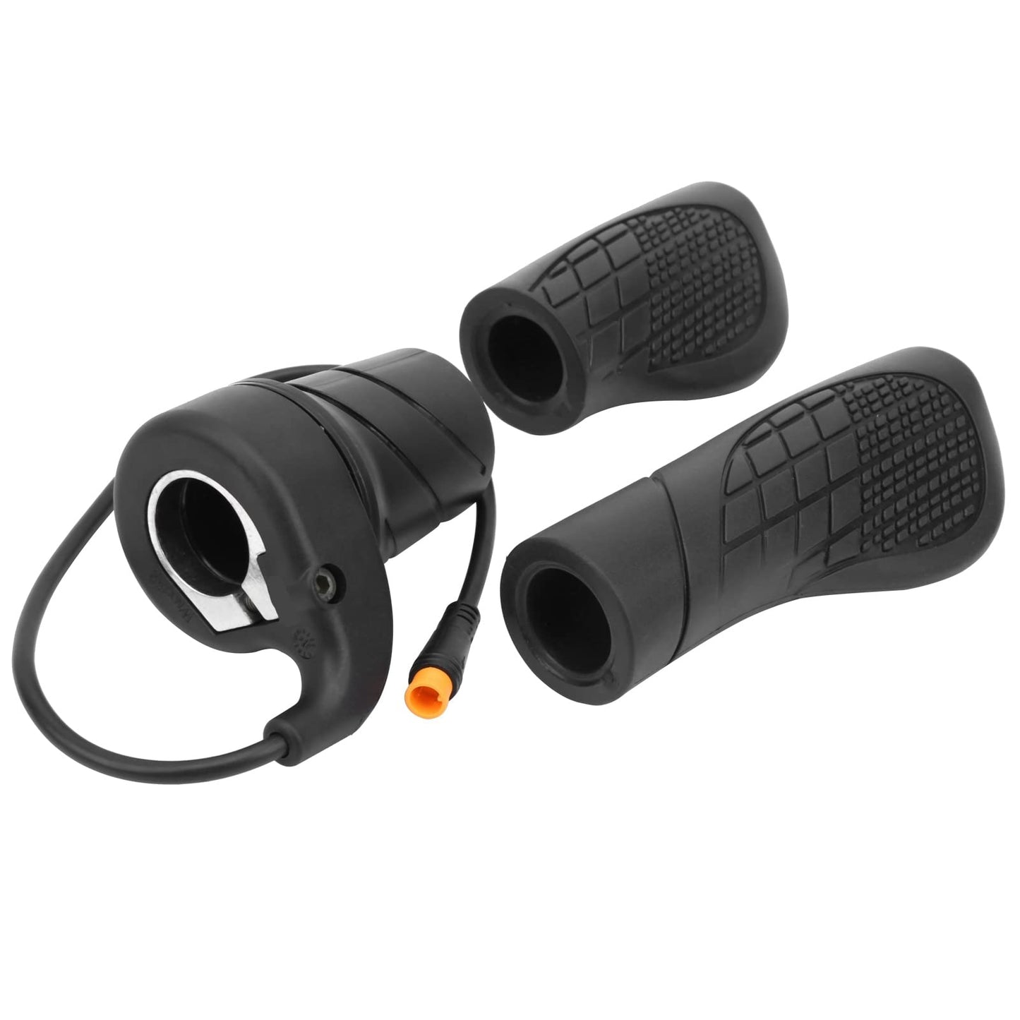 JackCao Half Twist Throttle, Waterproof 20X eBike Motor Twist Throttle Handle for Electric Bicycle Mountain Bike Modified Part