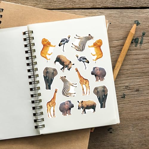 Wild Animals Stickers - Teacher Reward Decal Pack, 84 Count