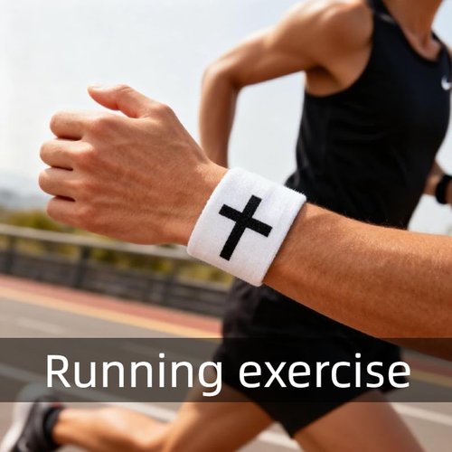 Christian Athletic Sports Tape with Cross Design - 4-Pack Breathable Cotton Wrist Wrap, 2in x 23ft for Soccer, Baseball, Boxing & Gym Training, Inspirational Faith-Based Fitness Accessory