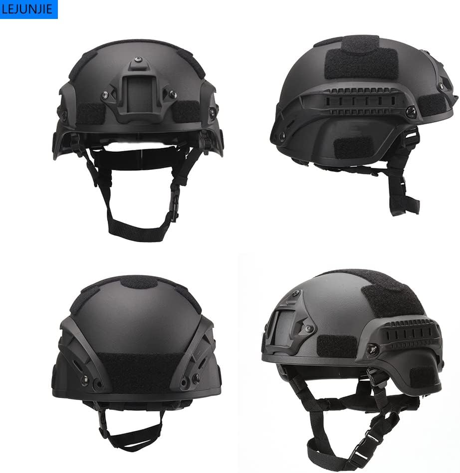 MICH Airsoft Helmet - Detachable Full Face Mask & Goggles with NVG Mount | Ideal for Paintball & Outdoor Activities