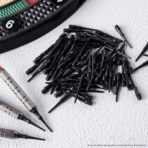 2BA Thread Soft Tip Dart Points - 100 Pack Replacement Tips