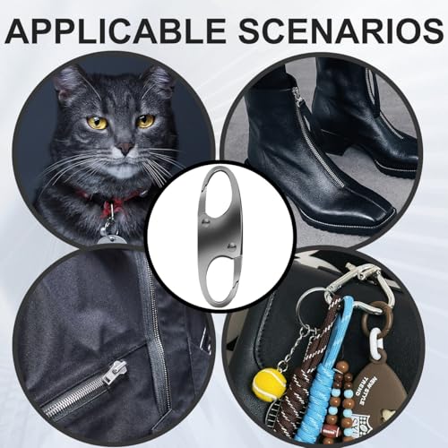 24 Pcs Zipper Clips Anti Theft Dual Opening Design Locks Small S