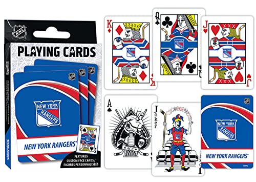 NHL Playing Cards - New York Rangers - 2.5" x 3.5"