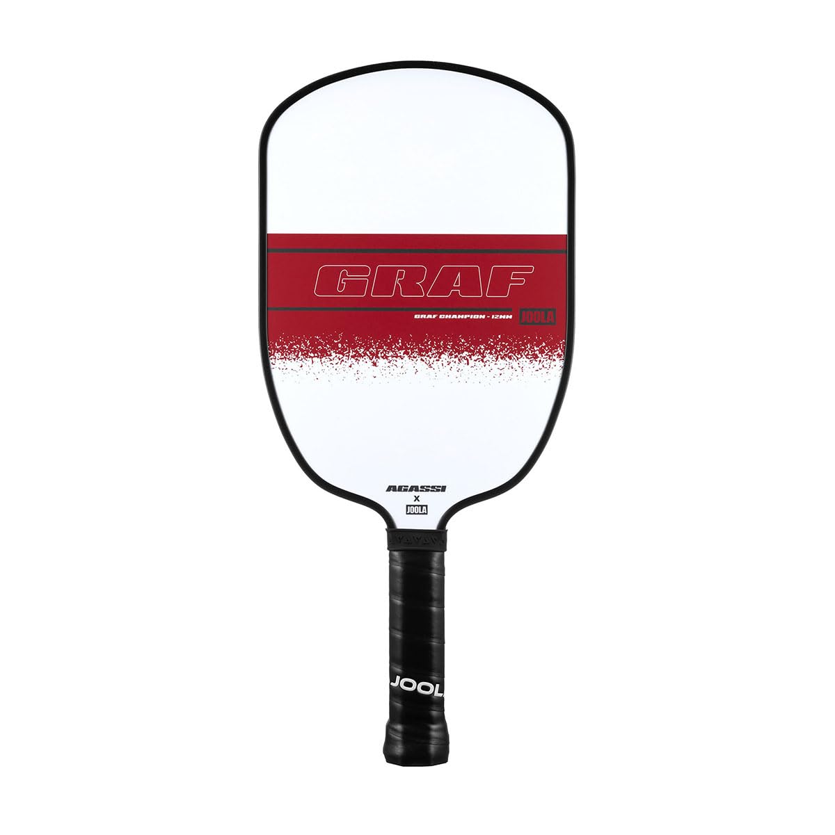 JOOLA Agassi/GRAF Champion Set with Pickleball Paddles, Balls & Sling Bag - Sandblasted Pickleball Racket - Agassi Shape with Extended Sweet Spot - UPA-A Certified - USAP Approved - NFC Chip Enabled