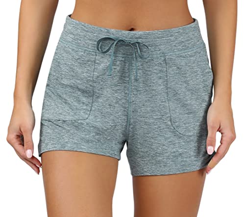 Lightweight Lounge Heather Shorts for Women - 3X-Large Heather Sage