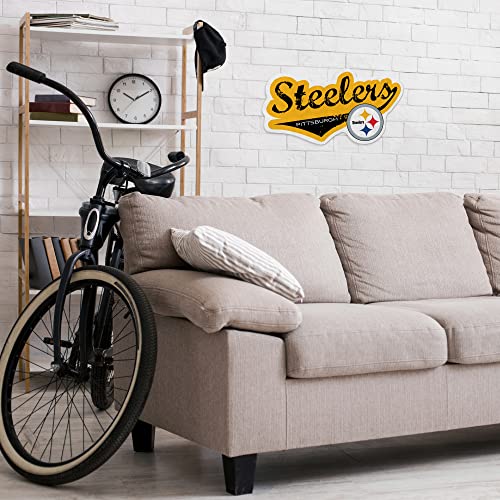 Pittsburgh Steelers Distressed Felt Pennant - Home Décor