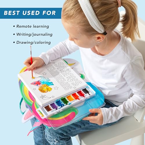 LapGear Unicorn Lap Pets Lap Desk for 11.6” Laptops — Kids Portable Cushion Surface