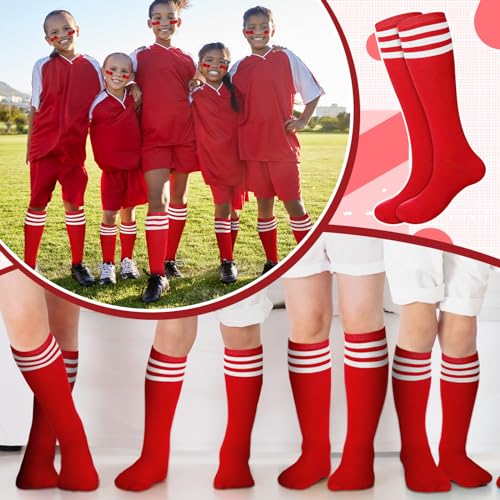 Sport Socks - 2/12/16/24 Pairs, Black & Red Variants