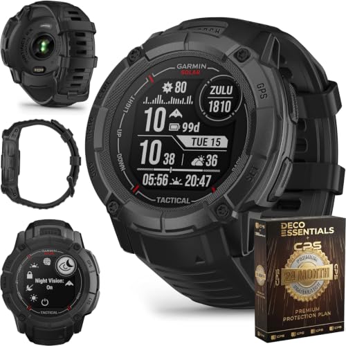 Garmin Instinct 2X Solar Tactical Edition GPS Smartwatch - Black