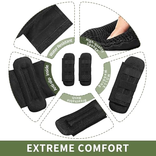 Tactical Shoulder Strap Pads - 2 Pack Soft Breathable Cushions
