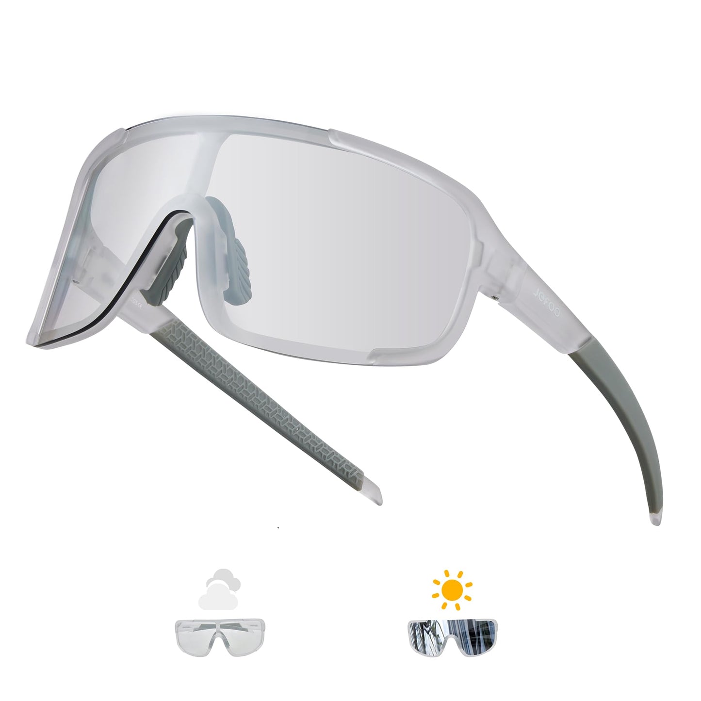 Jefoo Cycling Sunglasses for Women Men UV Protection Running Baseball MTB Biking Shades Sports Glasses