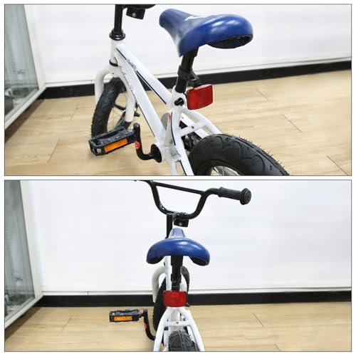 Kids Bicycle Reflector Kit - Front & Rear Red and White - Φ7/8"