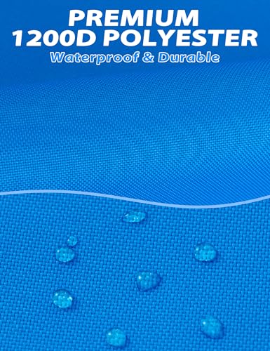 BLUEWING 6x7x5ft Waterproof Boat Sunshade Canopy for Fishing Boats