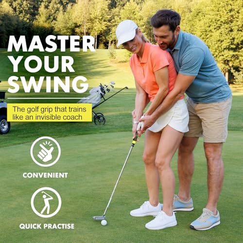 Golf Grip Trainer - Swing Training Aid for Correct Hand Positioning