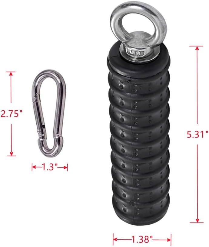 Skiennix Ergonomic Tricep Rope Handle - Fitness Cable Attachment for Home Gym | LAT Pull Down Bar