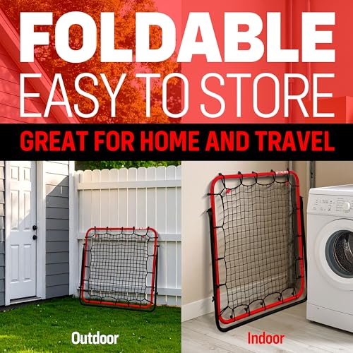 Portable Soccer Rebounder Net with Adjustable Angles - Easy Setup & Foldable