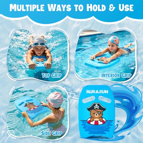 Kickboard for Kids Swimming - High Buoyancy Pool Aid - Blue