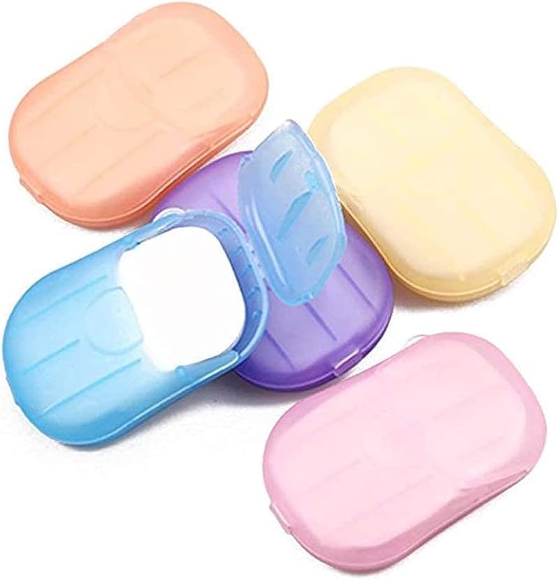 Colorful Disposable Soap Paper - 5 Boxes of 500 Sheets Each
