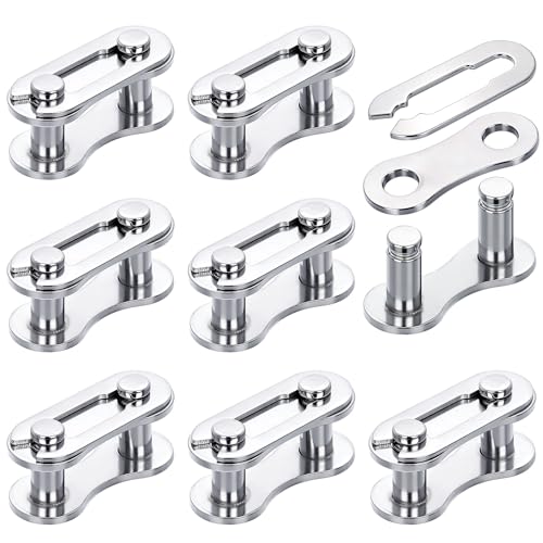 8 Pairs Bicycle Chain Master Links - Reusable 21 x 8 x 10 mm