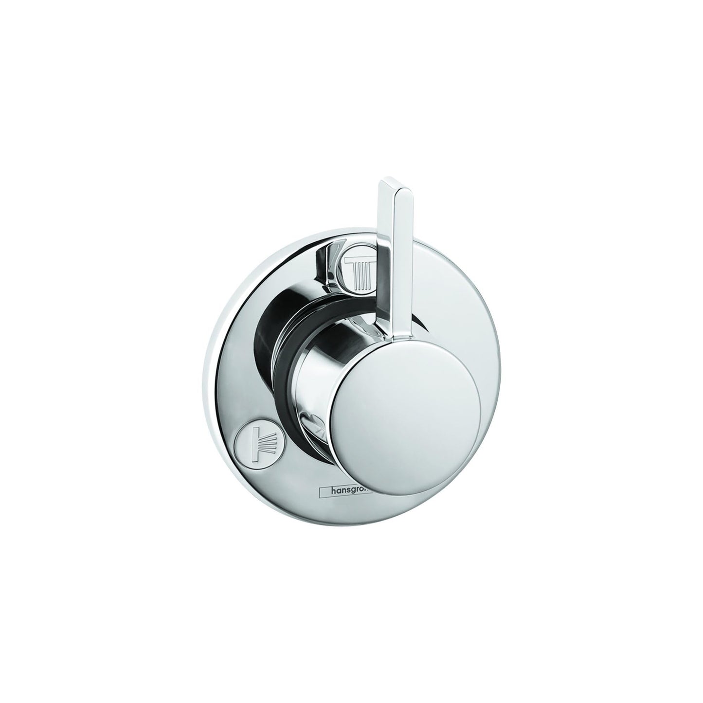 hansgrohe Ecostat Modern 1-Handle Diverter Valve Trim Only in Chrome, 04232000