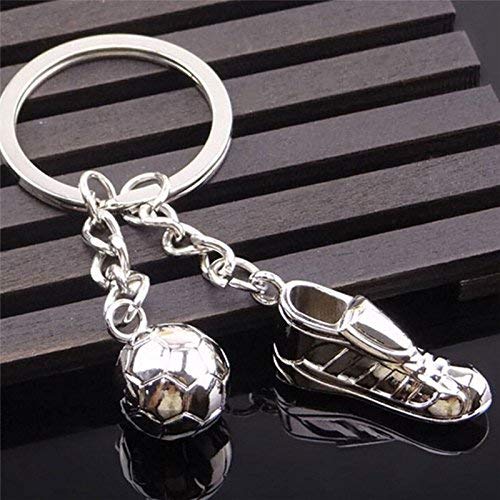 Football Keychain - Soccer Ball and Boot Novelty Gift
