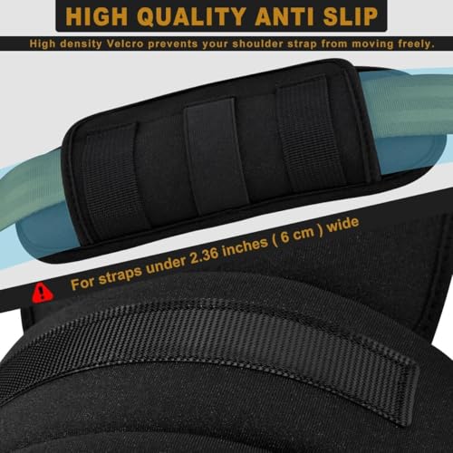 ZINMARK 2-Pack Black Tactical Shoulder Pad for Vests & Backpacks - Shock Absorption