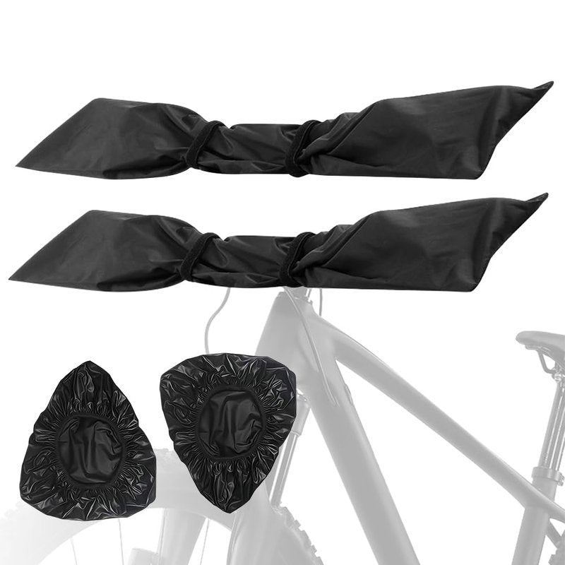 XIUWK 2-Piece Bike Cover for Handlebar,Easy to Install and disassemble.