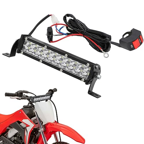 7 Inch 60W 4200LM Universal Dirt Bike Light Bar for Most 7/8" Handlebar Models