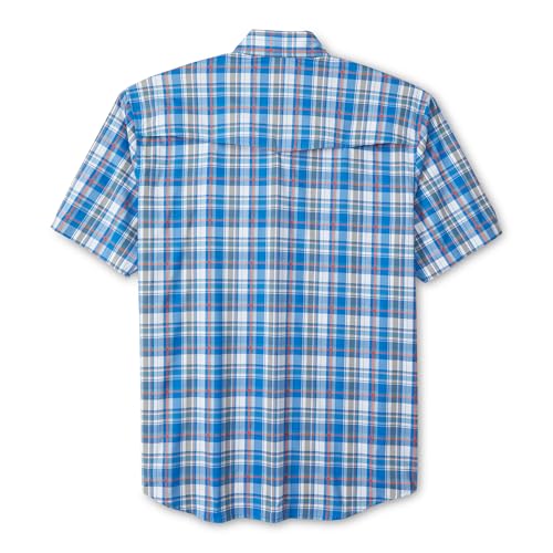 Field & Stream Men's Sunkissed Plaid Line Burner Short Sleeve Fishing Shirt, Large