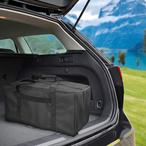 COOLBEBE 24x12x12 Inch Black Travel Duffle Bag 53L Weekender Sport Bag