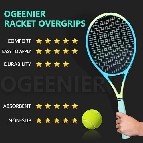 Tennis Racket Grip Tape - 3 Pack Overgrip - Mint Cream