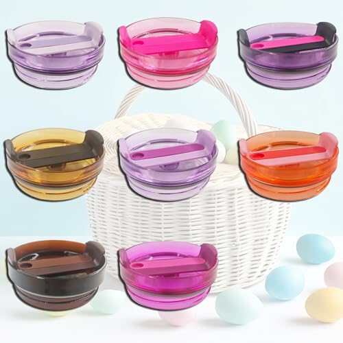 40 OZ Tumbler Replacement Lids - Spill Proof for Stanley - Dark Purple
