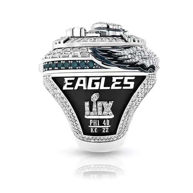 2025 World Championship Football Replica Ring - Collectible Gift for Eagles Fans - Variation 13