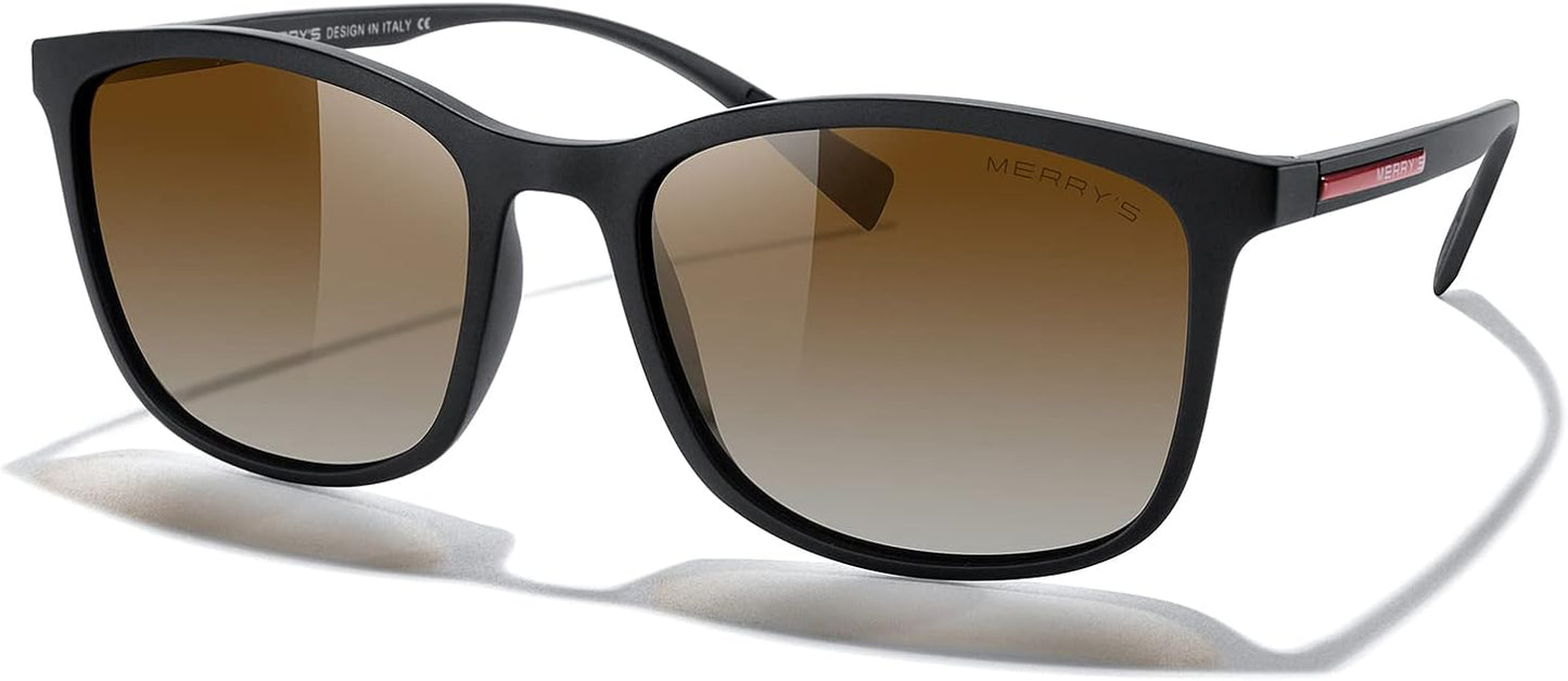 MERRY'S Polarized Sunglasses - Ultralight UV400 Shades for Men & Women | Perfect for Driving, Fishing, Golf