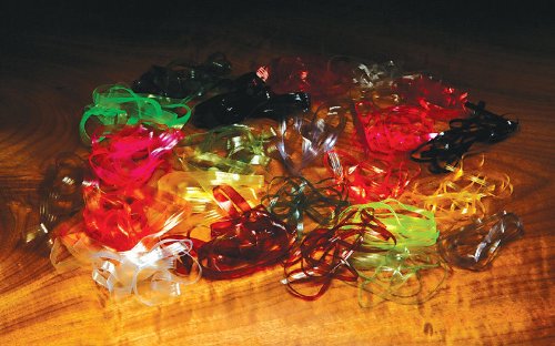 Fly Tying Scud Back - Clear Stretch Vinyl for Nymphs & Shrimp - 1/4"