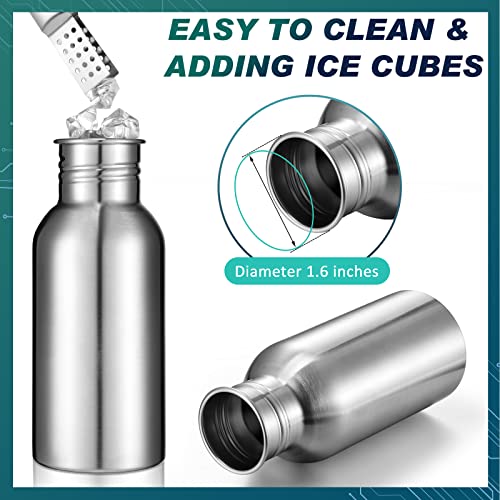 12-Pack 17oz Stainless Steel Water Bottles for Sports & Outdoors