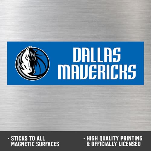 Dallas Mavericks 4x10 Team Spirit Magnet - Vinyl Sports Decal