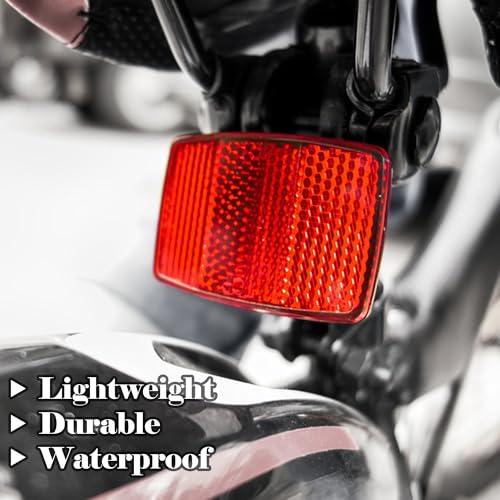 Bicycle Reflectors Kit - 6PCS Front & Rear Warning Reflectors