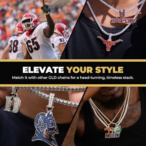 NCAA Penn State Nittany Lions Micro Logo Pendant Necklace - Gold Plated