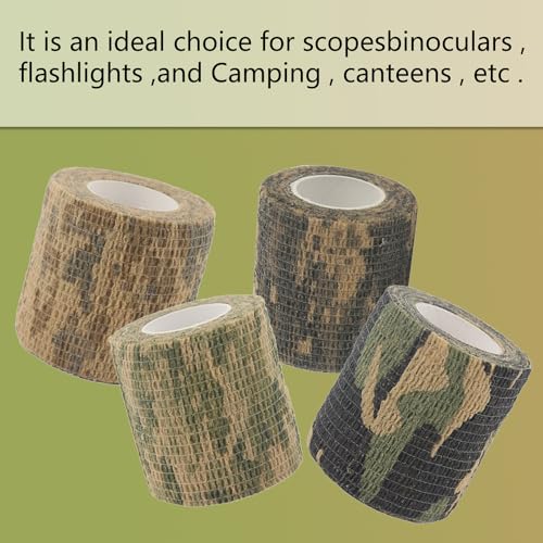 Self-Adhesive Camouflage Tape - 4 Pcs Military Camo Wrap