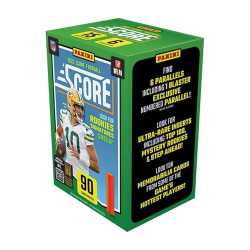 2025–26 NFL Panini Score Football Blaster Box - 90 Trading Cards