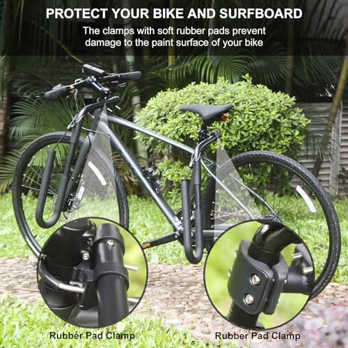 Bicycle Surfboard Rack - Lightweight Bike Carrier for Longboards & SUPs