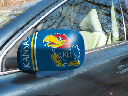 NCAA Kansas Jayhawks Polyester Mirror Cover - Small