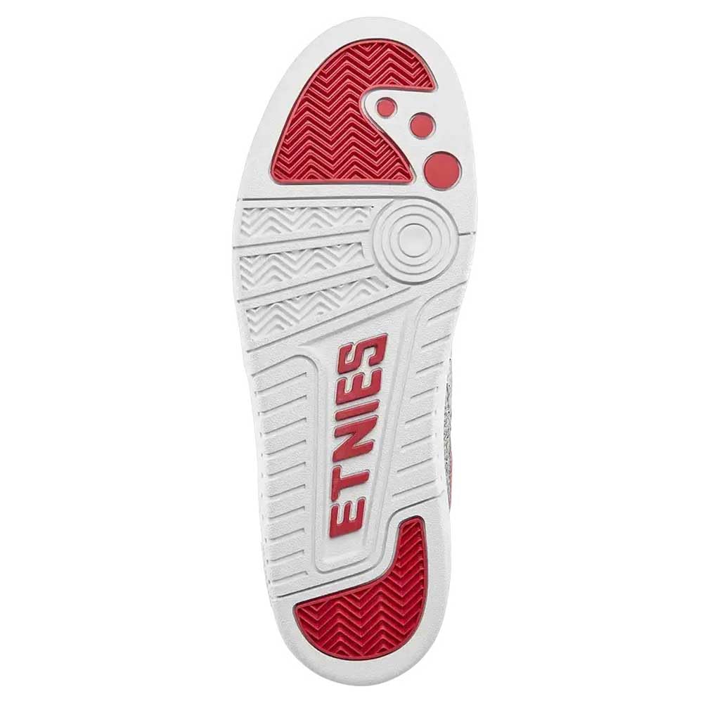 Etnies Men's Loot Grey/Light Grey/Red 8 Medium