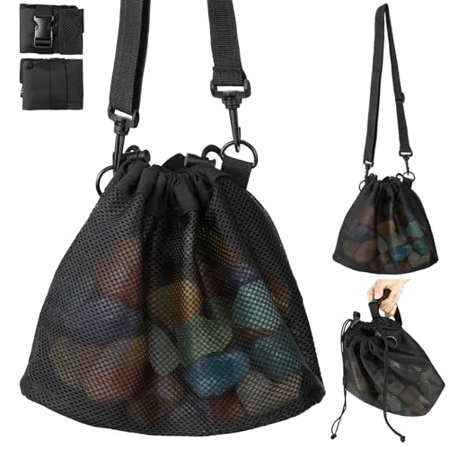 Foldable Rock Collecting Bag with 3 Carry Styles for Field Foraging
