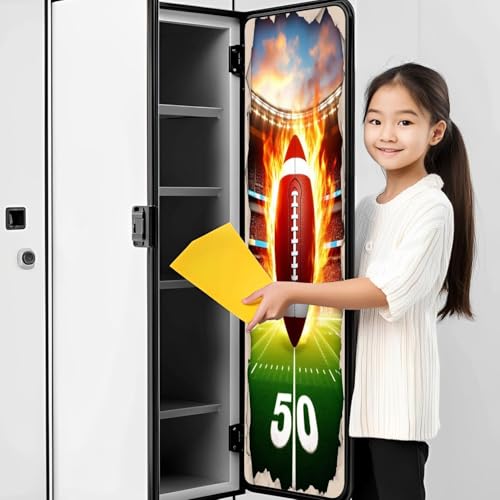 Magnetic Wallpaper for Lockers - 2 Pcs 12" x 36" Rugby Design - Color7