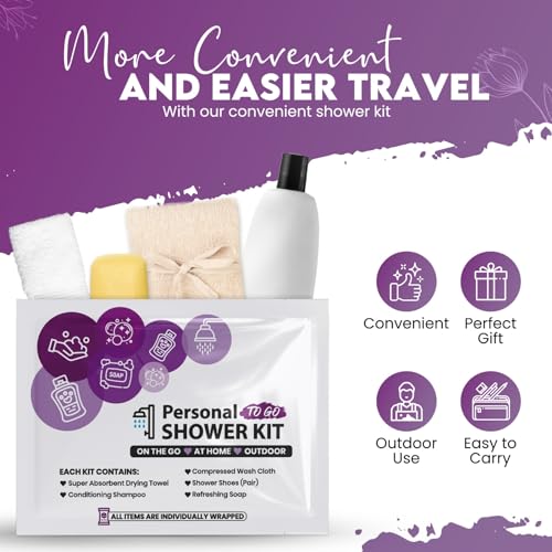 Portable Personal Shower Kit To-Go - Travel Hygiene Essentials (1)